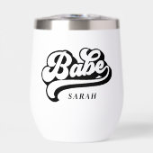 Persönliche Braut und Babe-Wasserflasche (Vorderseite)