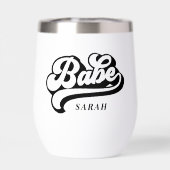 Persönliche Braut und Babe-Wasserflasche (Rückseite)