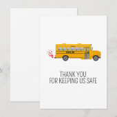 Persönliche Busfahrer-Würdigung Danke (Vorne/Hinten)