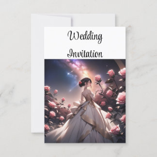 Persönliche Einladung für Hochzeiten Elegante Cust