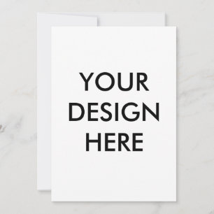 Persönliche Einladung, Größe: 5" x 7" Weißbuch Einladung