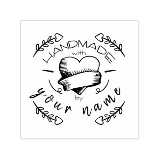 Persönliche elegante, handgefertigte selbstfarbige permastempel