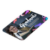 Persönliche extravagante Ankündigung des Abschluss Magnet (Linke Seite)