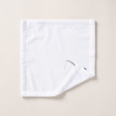 Persönliche Fischerei Badhandtuch Set (Waschlappen)