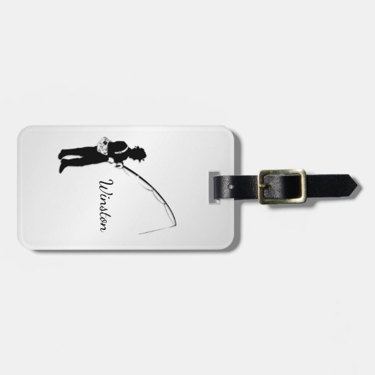 Persönliche Fischerei Gepäckanhänger (Vorderseite horizontal)