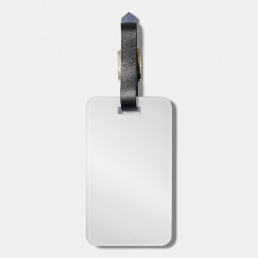 Persönliche Fischerei Gepäckanhänger (Rückseite vertikal)