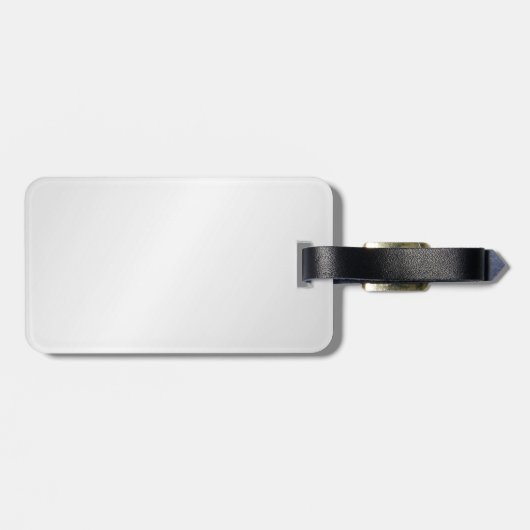 Persönliche Fischerei Gepäckanhänger (Rückseite horizontal)