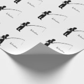 Persönliche Fischerei Geschenkpapier (Ecke)