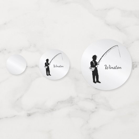 Persönliche Fischerei Konfetti (Vorderseiten)