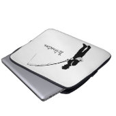 Persönliche Fischerei Laptopschutzhülle (Vorne Knopf)