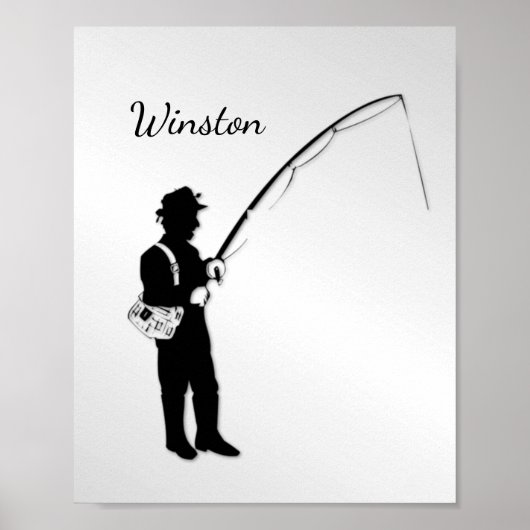 Persönliche Fischerei Poster (Vorne)