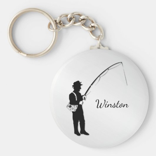 Persönliche Fischerei Schlüsselanhänger (Vorne)