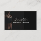 Persönliche Fitness der Visitenkarte (Vorderseite)