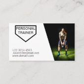 Persönliche Fitness der Visitenkarte (Vorderseite)