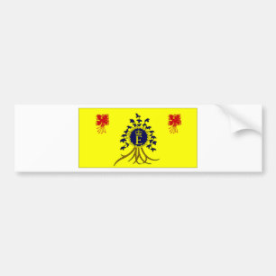 Persönliche Flagge Barbados von MAJESTÄT die Autoaufkleber