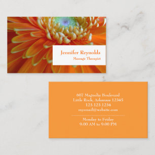 Persönliche Floral Visitenkarte