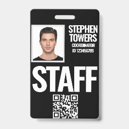 Persönliche Foto-ID für Veranstaltungspersonal Ausweis