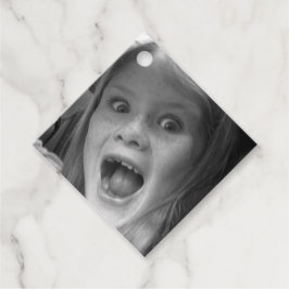 Persönliche Fotovorlage mit benutzerdefiniertem Te Geschenkanhänger