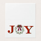 Persönliche Freude mit Kranz (Außenseite Aufgefaltet)