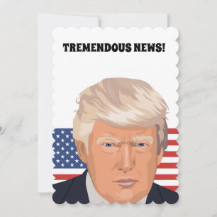 PERSÖNLICHE GEBURTSTAGSEINLADUNG FÜR DONALD TRUMP EINLADUNG