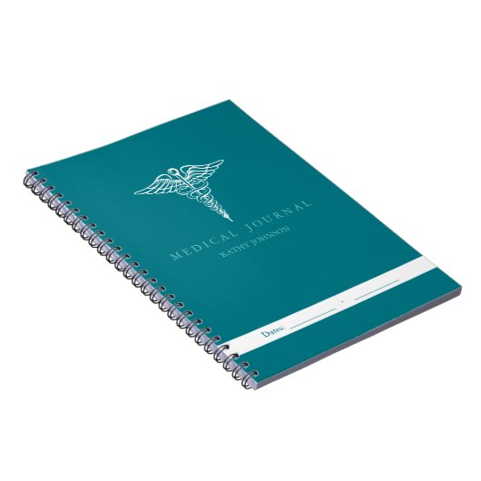 Persönliche geduldige medizinische Zeitschrift Notizblock (Rechte Seite)