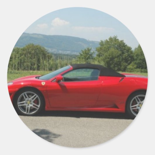 Persönliche Geschenke Runder Aufkleber (Vorderseite)