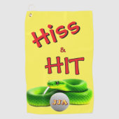 Persönliche Geschenkideen Spaß Golfhandtuch (Vorderseite)