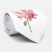 Persönliche Gestaltung der Blume Watercolor Pink M Krawatte (Gerollt)