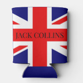 Persönliche Gestaltung der britischen Flagge Dosenkühler (Rückseite)