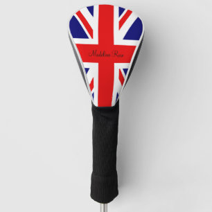 Persönliche Gestaltung der britischen Flagge Golf Headcover