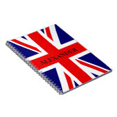 Persönliche Gestaltung der britischen Flagge Notizblock (Rechte Seite)