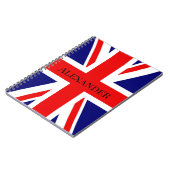 Persönliche Gestaltung der britischen Flagge Notizblock (Linke Seite)