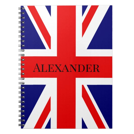 Persönliche Gestaltung der britischen Flagge Notizblock (Vorderseite)