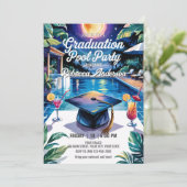 Persönliche Gestaltung der dynamischen Cocktail Po Einladung (Stehend Vorderseite)