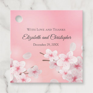 Persönliche Gestaltung der Hochzeitsempfehlung mit Geschenkanhänger