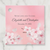 Persönliche Gestaltung der Hochzeitsempfehlung mit Geschenkanhänger (Vorderseite)