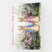 Persönliche Gestaltung der Peter- und Flopsy-Babyd Banner (Vertikal)