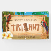 Persönliche Gestaltung der Tiki Hütte im Paradies Banner (Horizontal)
