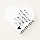 Persönliche Gestaltung des 8" x 8" Notizblock (Rückseite)