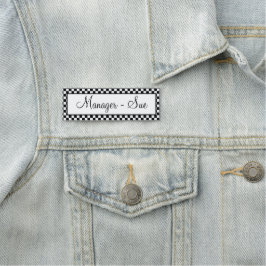 Persönliche Gestaltung des Designers Namensschild