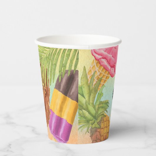 Persönliche Gestaltung des Firmenlogos Wasserfarbe Pappbecher (Rechts)