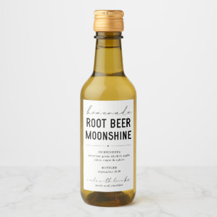 Persönliche Gestaltung des hausgemachten Root Beer Weinetikett