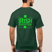 Persönliche Gestaltung des Irish Drinking Team St. T-Shirt (Rückseite)