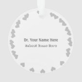 Persönliche Gestaltung des PhD-Abschlusses Ornament (Rückseite)