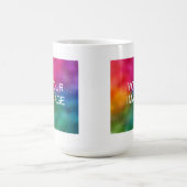 Persönliche Gestaltung des Textsymbols für eigene Kaffeetasse (Mittel)