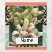 Persönliche Gestaltung des Weinflaschen-Etiketts Weinetikett (Einzelnes Label)