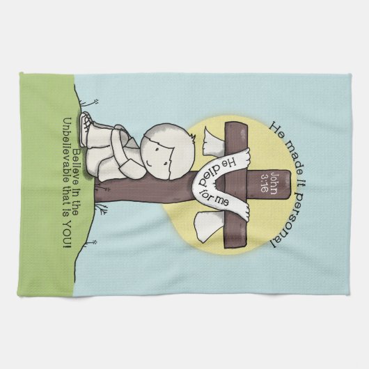 Persönliche Gestaltung Geschirrtuch (Horizontal)