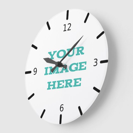 Persönliche Gestaltung Große Wanduhr (Winkel)