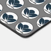 Persönliche Gestaltung Ihres Schreibtisches: Graue Schreibtischunterlage (Ecke)