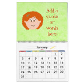 Persönliche Gestaltung Kalender (Jan 2027)